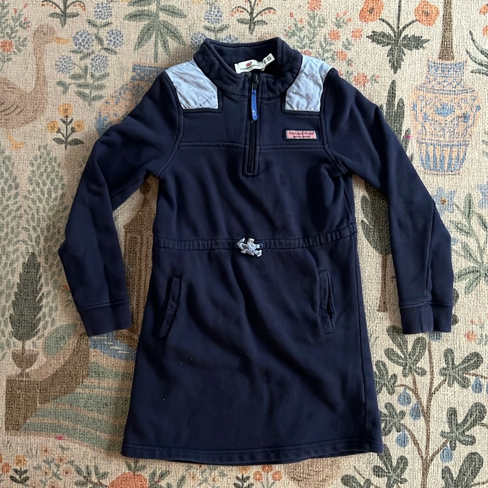 Vineyard Vines Girls Sweatshirt Dress